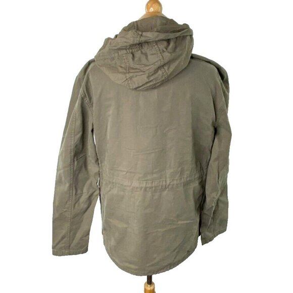 Madewell Mens $158 Field Hooded Jacket Green Size S L2084 - Picture 7 of 11
